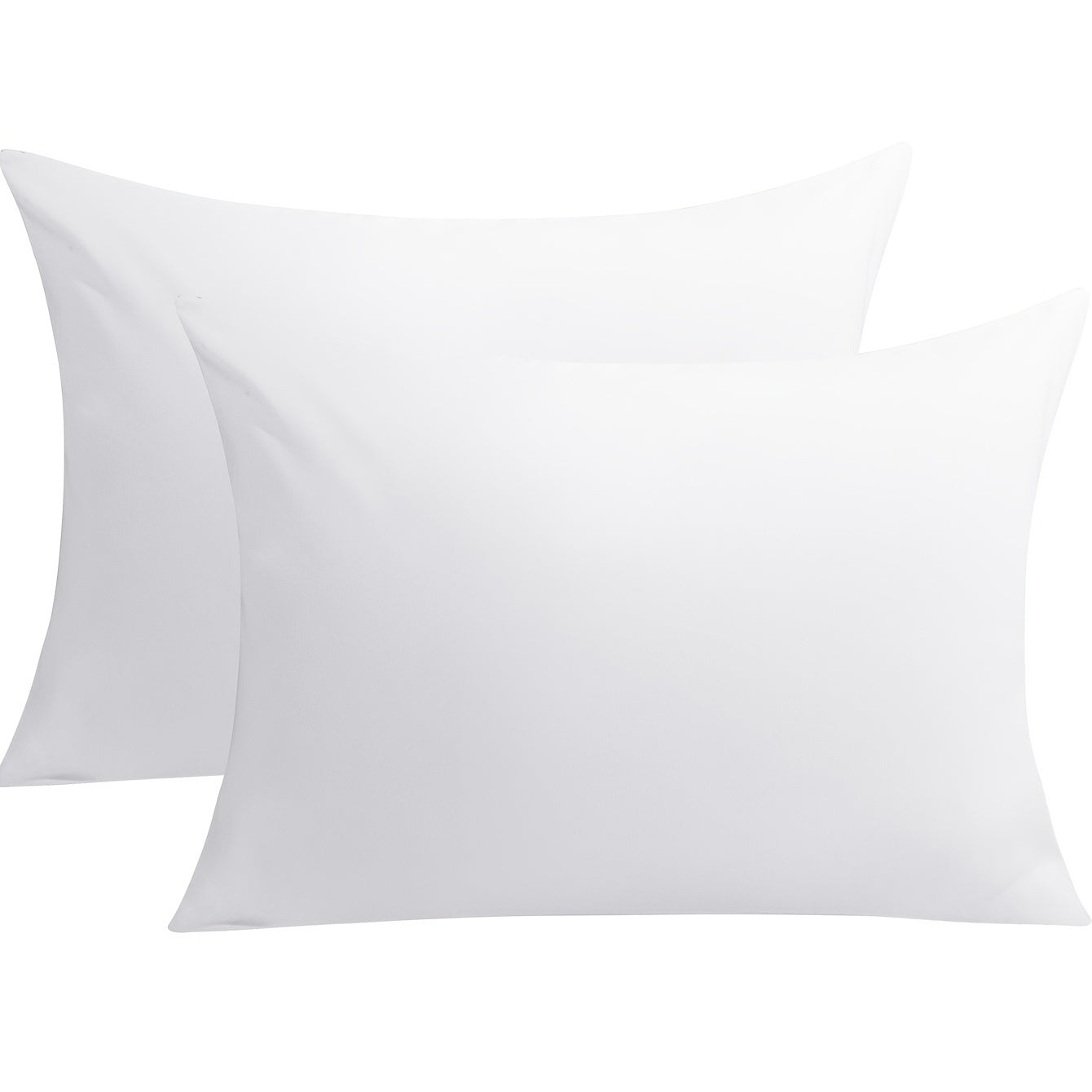 Microfiber Pillowcases Pair Envelope Closure Solid Pillow Caces