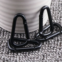 10pcs Aluminum Carabiners Bottle Keychain Hanging Buckle