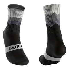 Compression Crew Socks Non Slip Moisture Wicking Nylon Blend Sports Socks