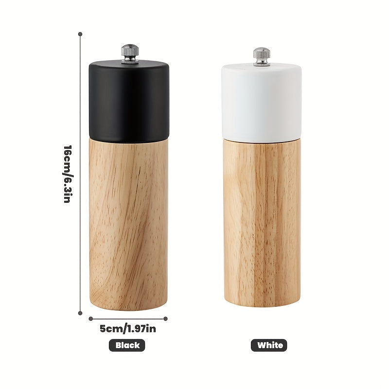 Wooden Manual Pepper & Sea Salt Grinder Kitchen Tool