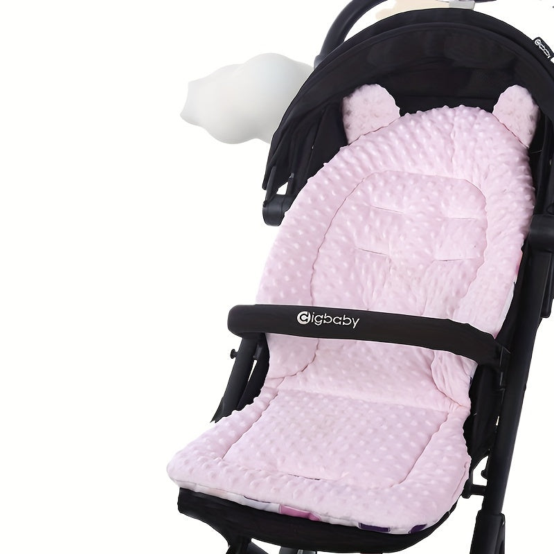 Stroller Cotton Pad Double sided Seat Cushion Autumn And Winter Thick Warm