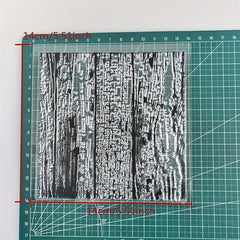 Trunk Grain Background Plate Stamps Stencils for DIY Scrapbook Photo Paper Card