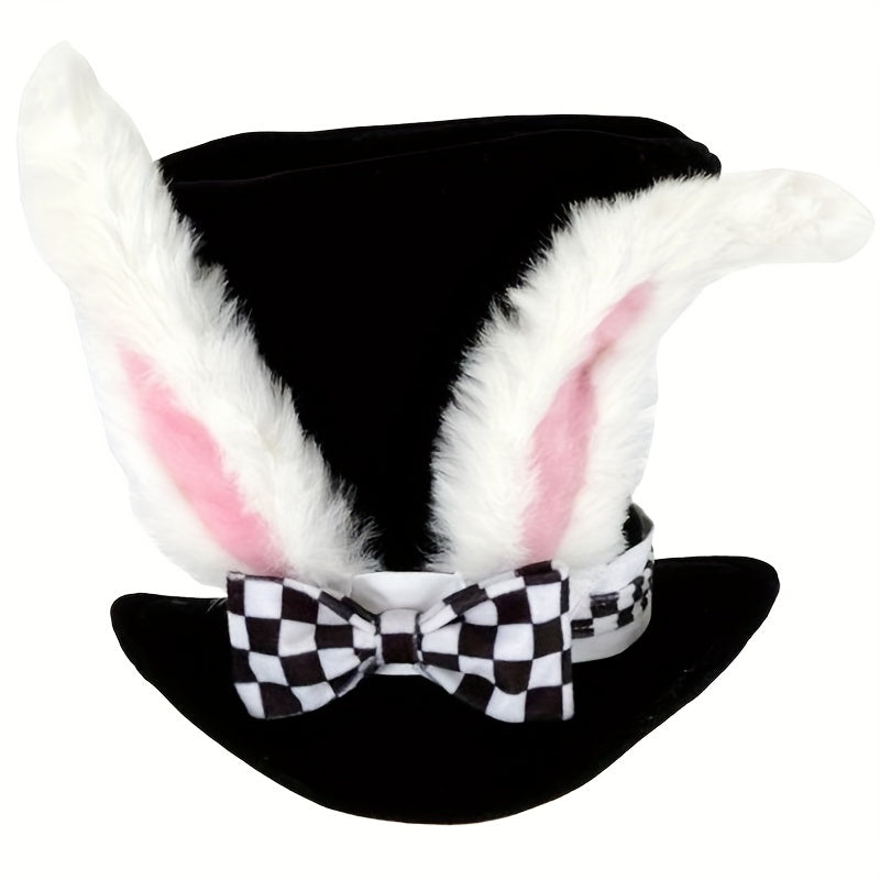 Easter Rabbit Funny Party Hat Velvet Costume Cosplay Plush Topper