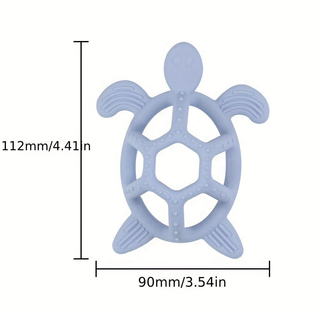 Hemispherical Hollow Silicone Teether Sea Turtle Toy