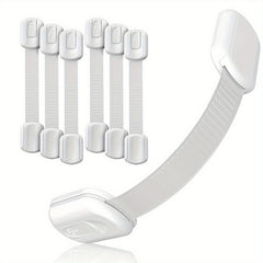 6pcs Child Safety Cabinet Locks - Baby Proofing Cabinet Strap Locks