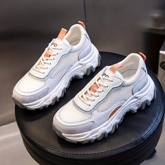 Women's Mesh Breathable Chunky Sneakers Comfortable Thick Bottom Non Slip