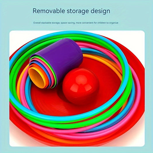 Interactive Throwing Loop Tower Game