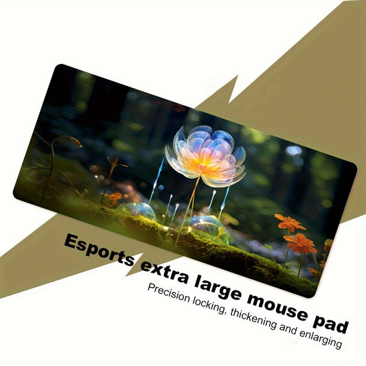 Large Size Patterned Keyboard Pad 400x900mm Non-slip Desk Mat for Games & Office
