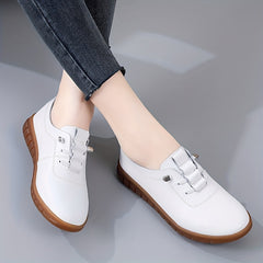 Women's Casual Lace Up Loafers Soft Sole Comfortable Work Shoes
