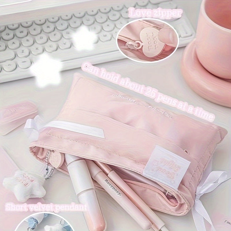 Large Capacity Pillow Pencil Case Stationery Storage