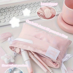 Large Capacity Pillow Pencil Case Stationery Storage