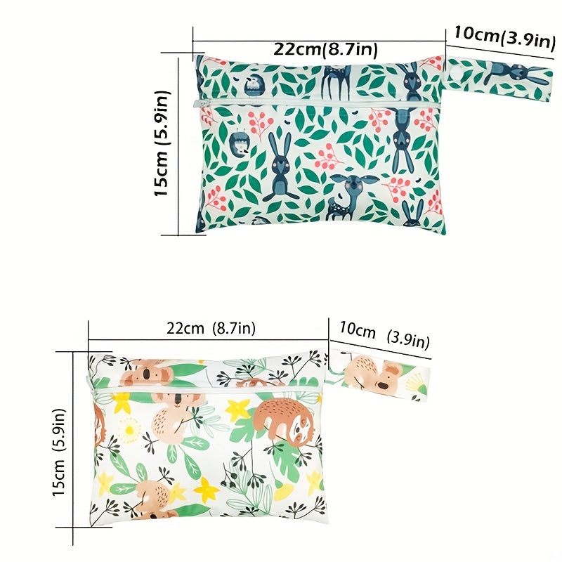 2pcs Mini Washable Storage Bag Sanitary Napkin Cosmetic Toy Bag