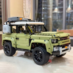 2573pcs Green Off road Racing Block Toy