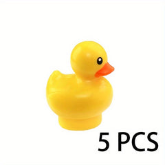 5pcs Building Blocks Little Yellow Duck Urban Farm Scene