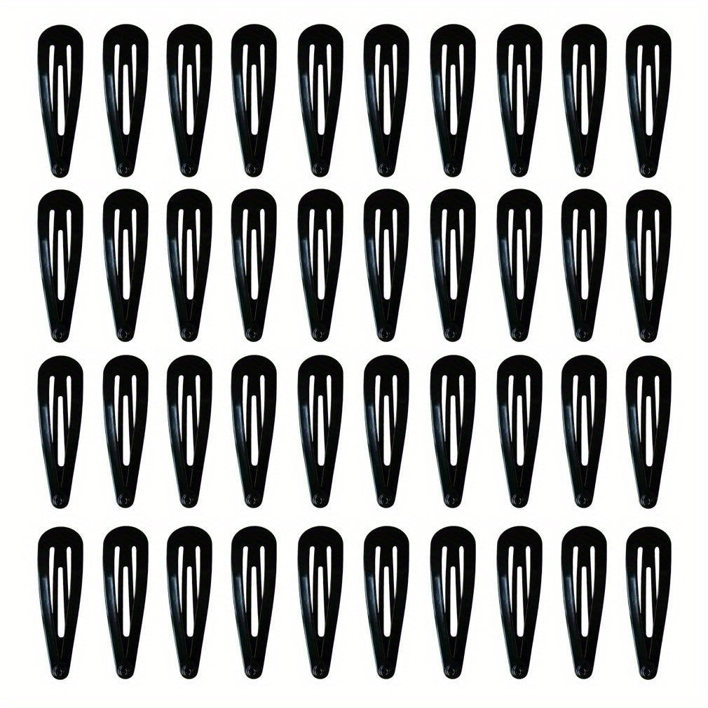 40Pack Metal Snap Hair Clips for Women Girls Kids Teens Toddlers