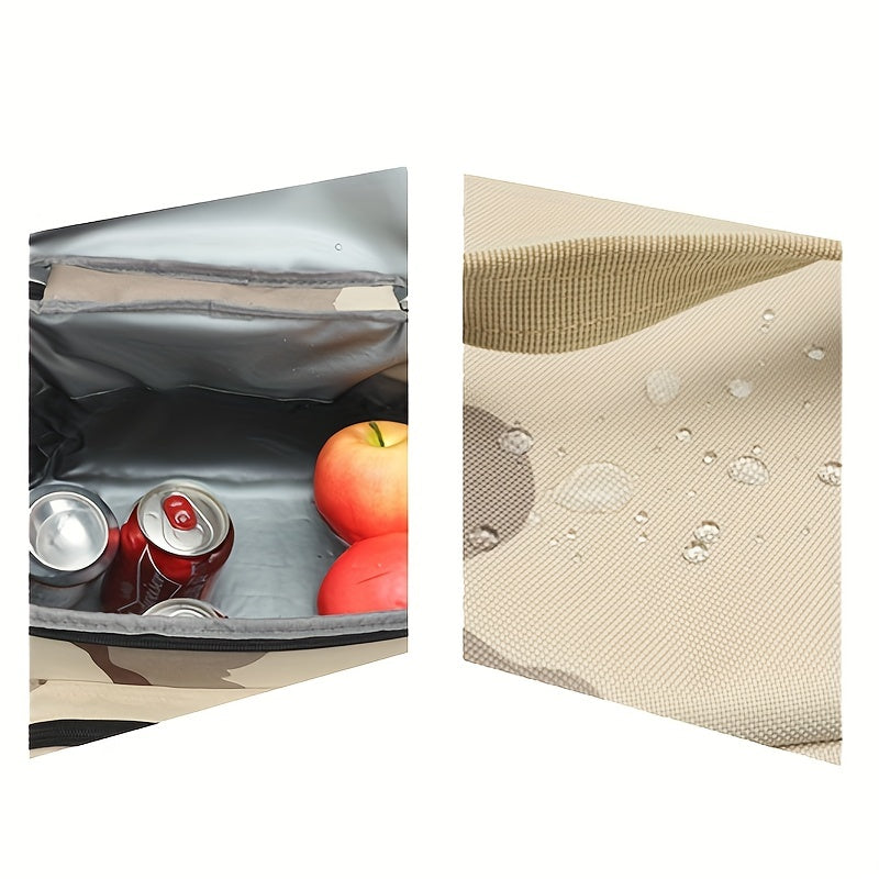 Waterproof Camouflage Insulation Bag PEVA Oxford Bag For Camping