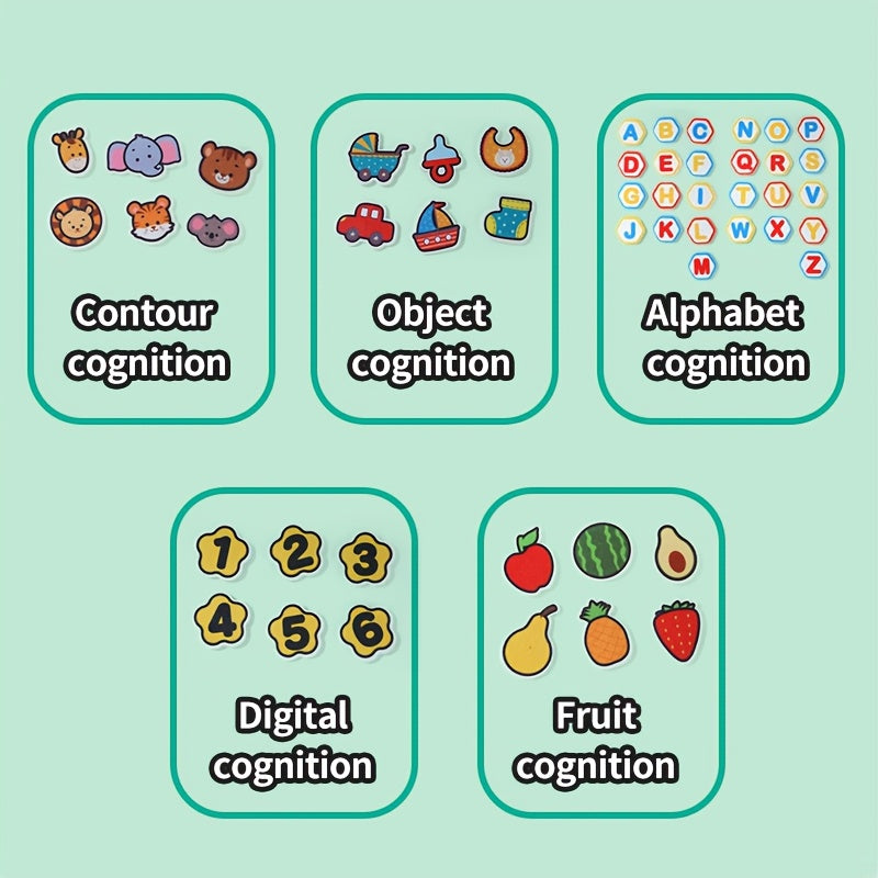 Peel and Stick Picture Book Campus Baby Intelligence Development Tool