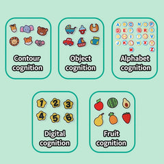 Peel and Stick Picture Book Campus Baby Intelligence Development Tool