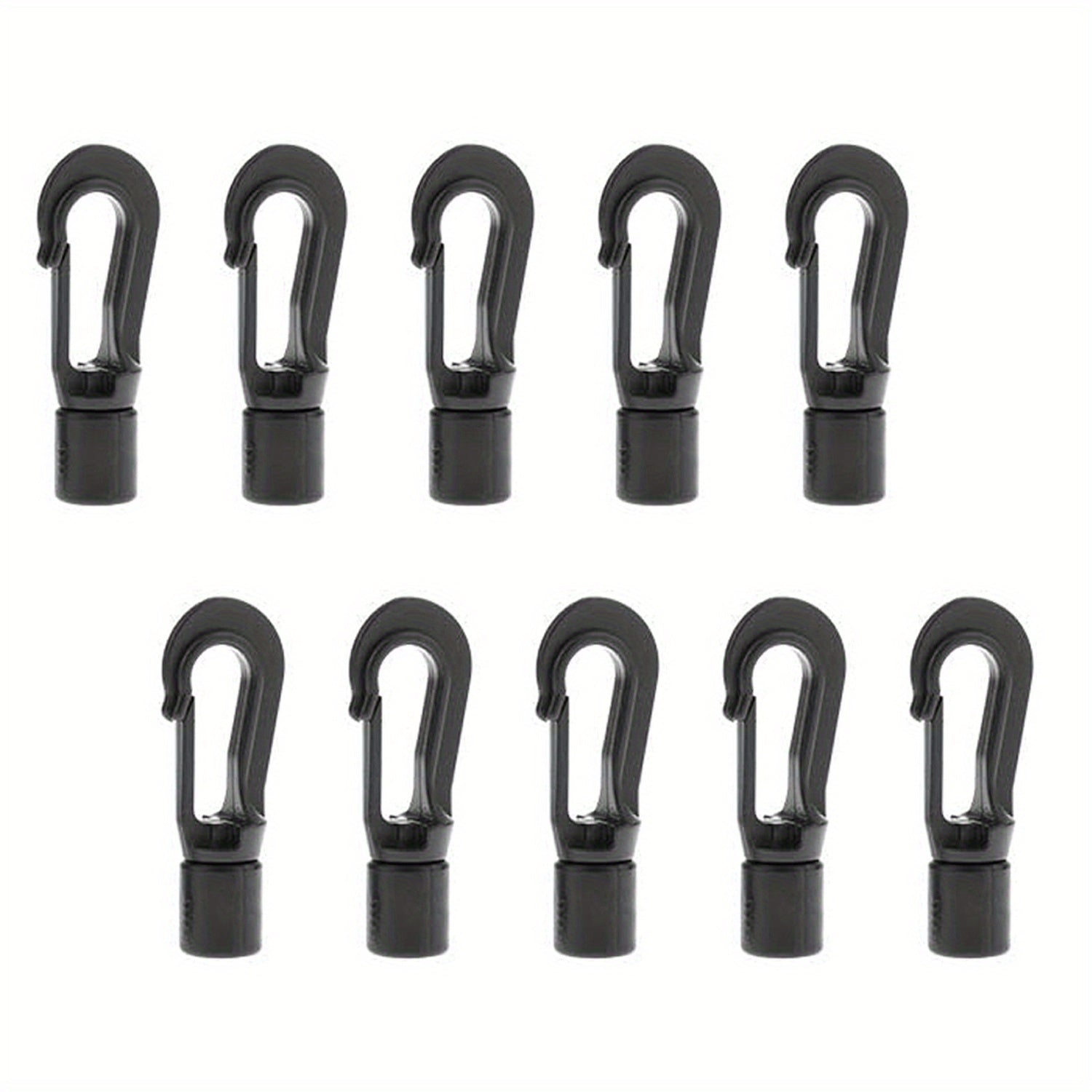 Bungee Shock Cord Hook 10-20pcs Rope Terminal Ends S Open E