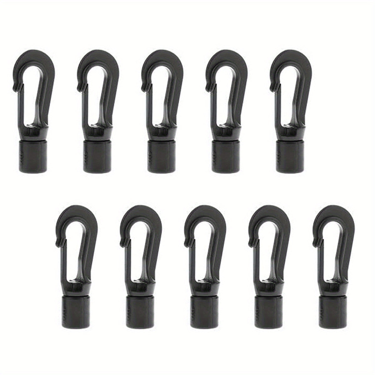 Bungee Shock Cord Hook 10-20pcs Rope Terminal Ends S Open E