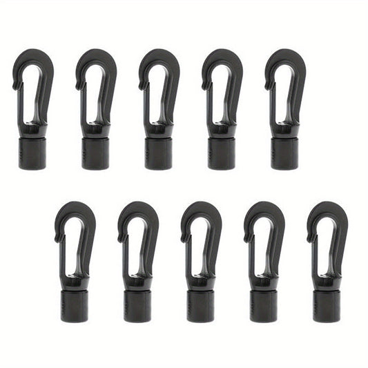 Bungee Shock Cord Hook 10-20pcs Rope Terminal Ends S Open E