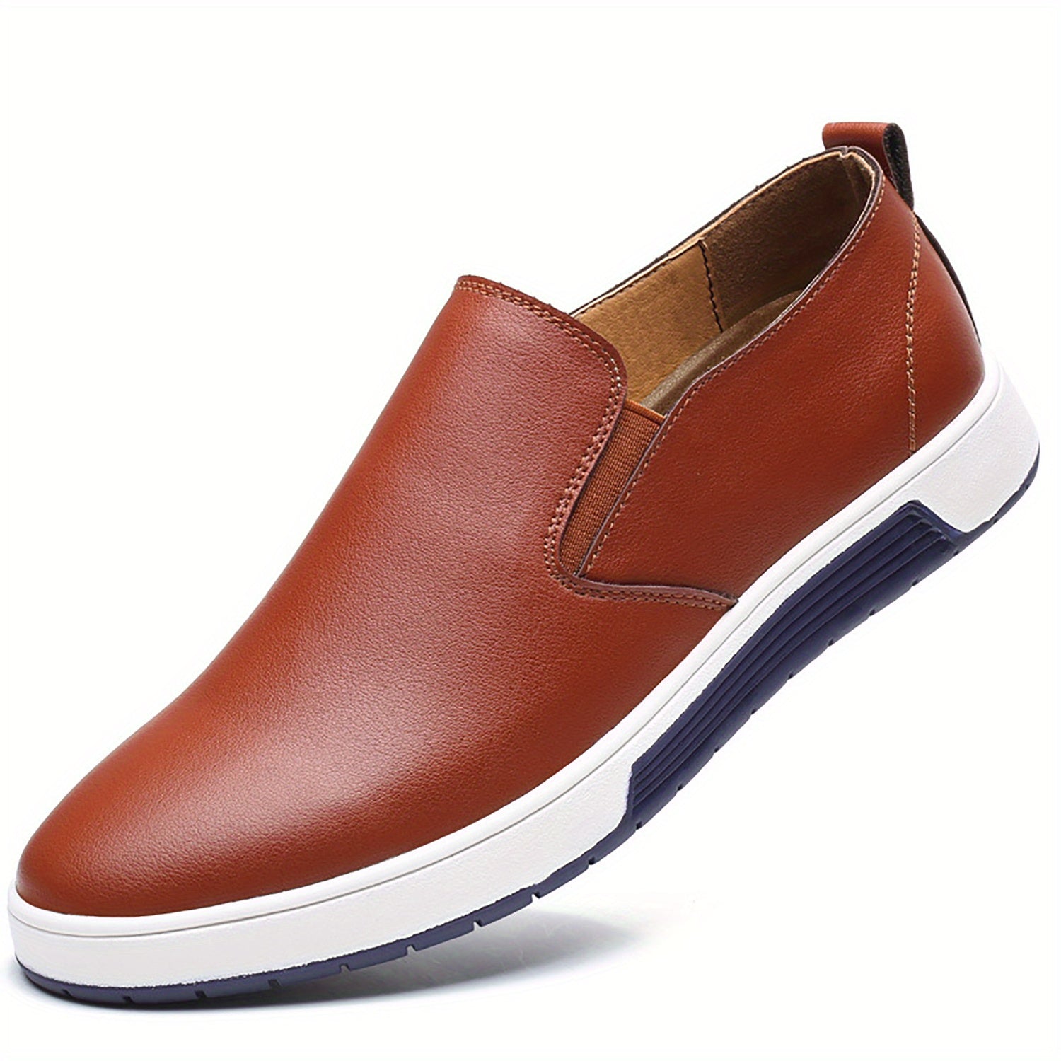 Men's Slip On Comfort Loafers Smart Casual Shoes Minimalist Flat