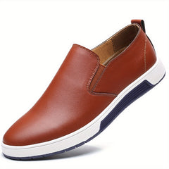 Men's Slip On Comfort Loafers Smart Casual Shoes Minimalist Flat