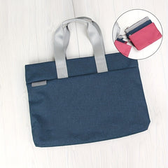 Shoulder Oxford Canvas Bag Business Briefcase A4 Zipper File Bag