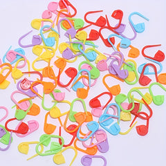 100 200pcs Mini Knitting Crochet Marker Safety Locking Stitch Markers Multicolor