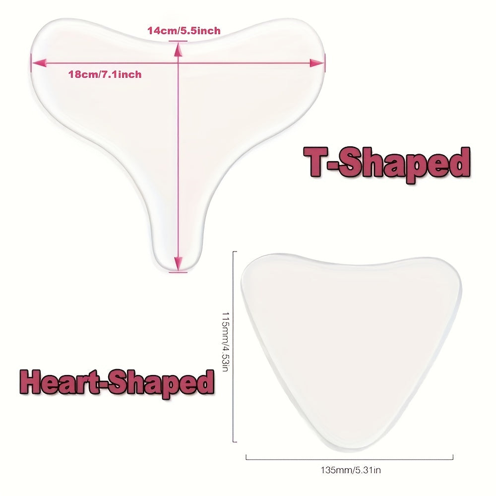 Silicone Chest Pads Wrinkles Patches Smooth Skin Reduce Aging