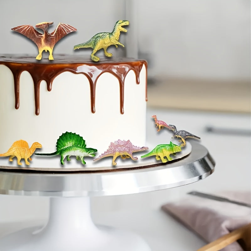 16pcs Mini Dinosaur Simulation Toy Solid Dinosaur Model Action Figures