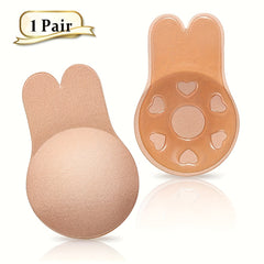 2pcs Self Adhesive Silicone Strapless Invisible Push Up Bras