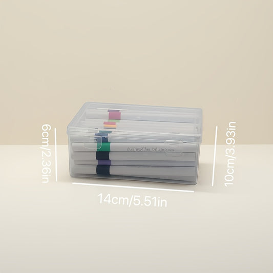 50 Acrylic Markers Round Tip PP Box for Stones Glass Easter Eggs
