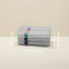 50 Acrylic Markers Round Tip PP Box for Stones Glass Easter Eggs