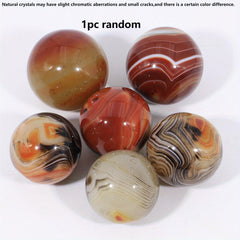 Natural Sardonyx Agate Healing Sphere Reiki Stone