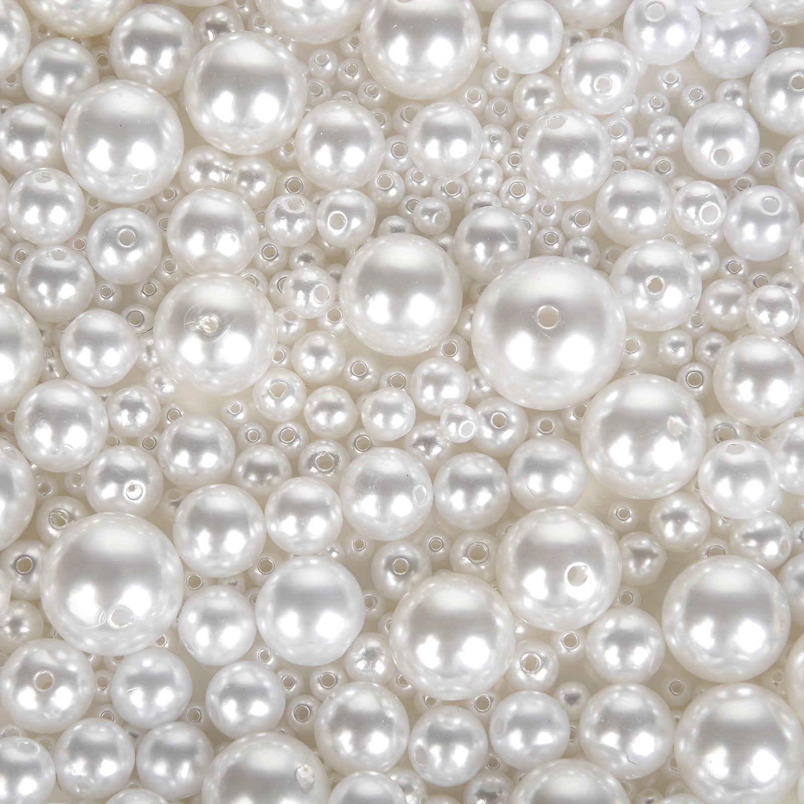 ABS Pearl Beads Round Beads for Jewelry Making DIY 3-20mm