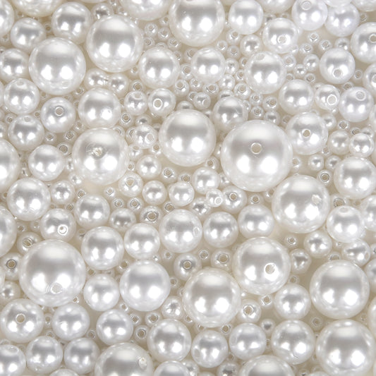 ABS Pearl Beads Round Beads for Jewelry Making DIY 3-20mm