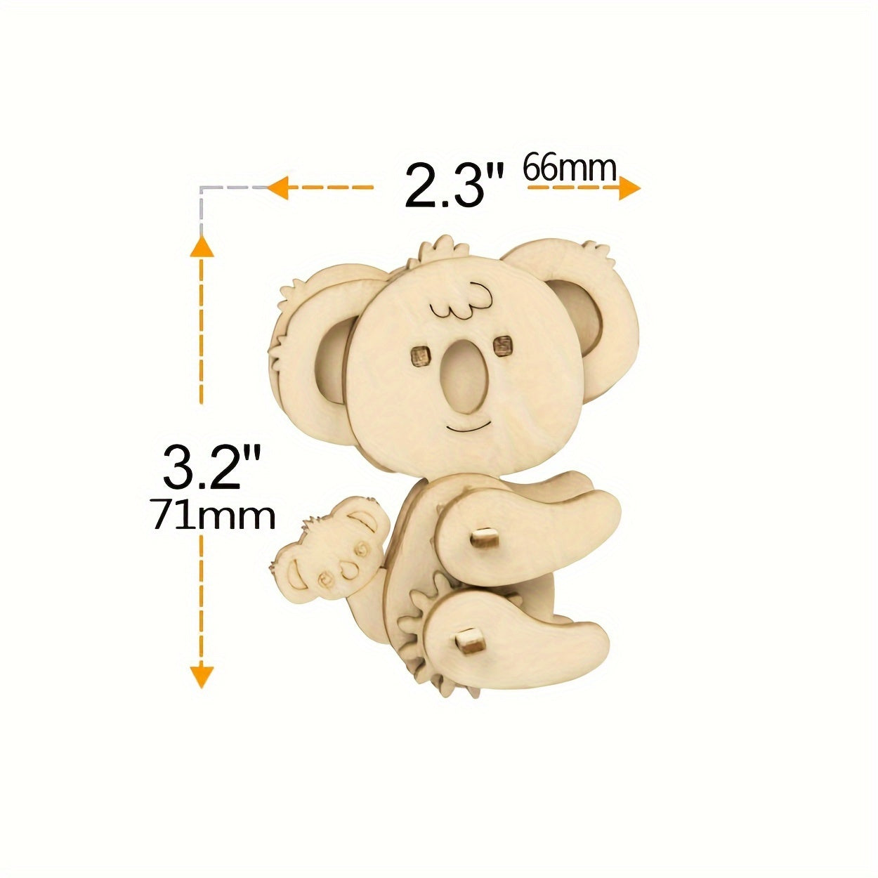 Adult 3D Wooden Animal Puzzles - Educational STEM Craft