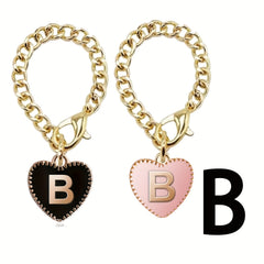 2pcs Initial A Letter Charms for Tumbler Water Cup Handle, Letter Charm Gift