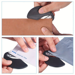 2pcs Plastic Letter Opener Mini Sharp Letter Mail Envelope Opener