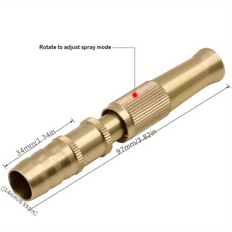 Brass Spray Gun Garden Hose Nozzle