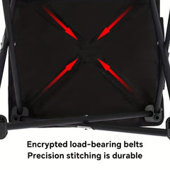 Metal Folding Chair Portable Picnic Moon Chair Outdoor Camping Gear