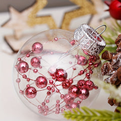 6pcs Christmas Tree Pendant Ball Family Party Decoration