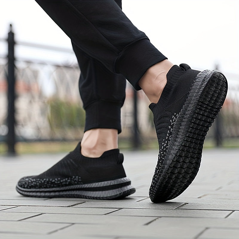 Men's Knitted Lightweight Slip On Casual Shoes