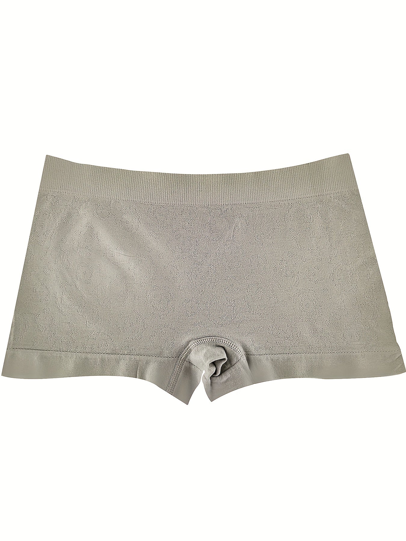 6pcs Jacquard Boyshort Panties Soft & Comfortable Seamless Panties