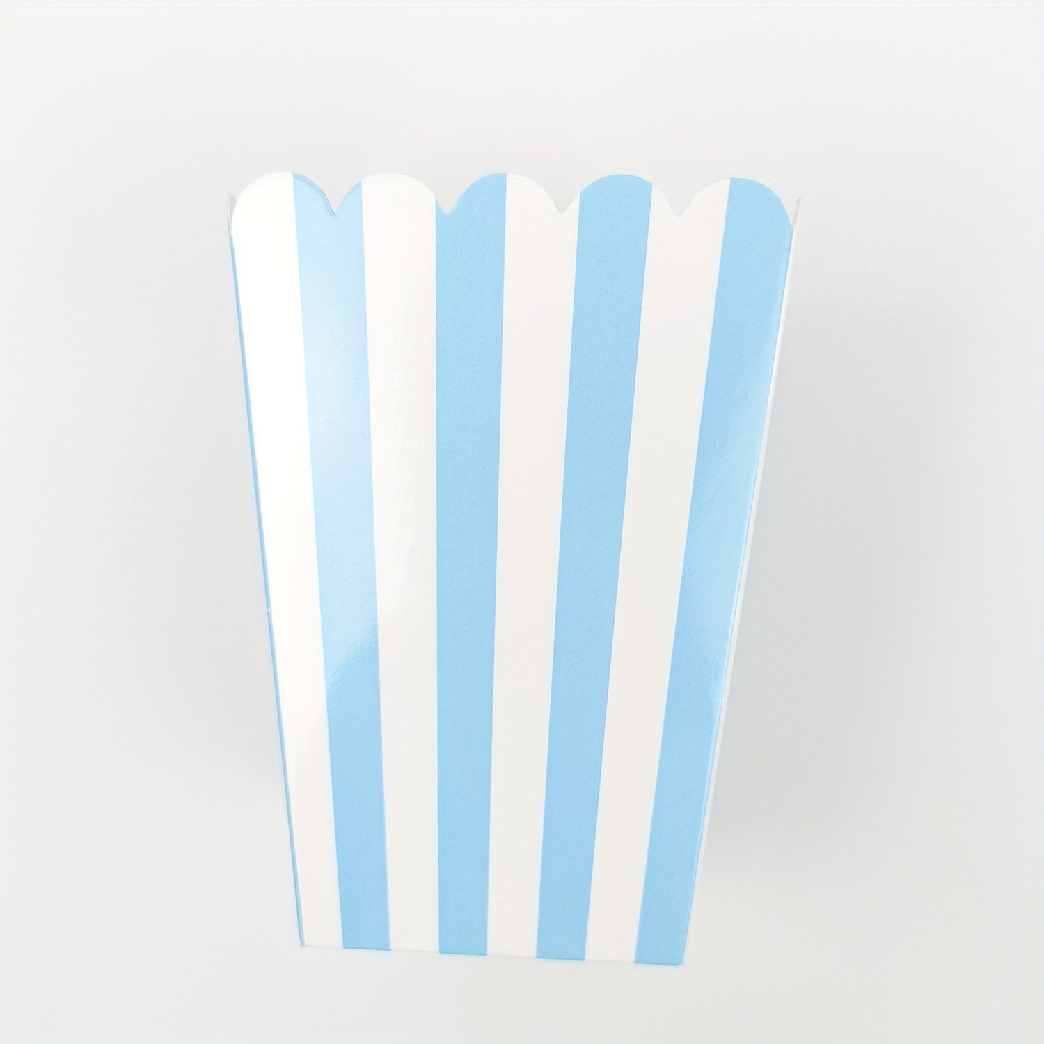 12 Pcs Striped Paper Popcorn Boxes Candy Box Picnic Snacks Boxes