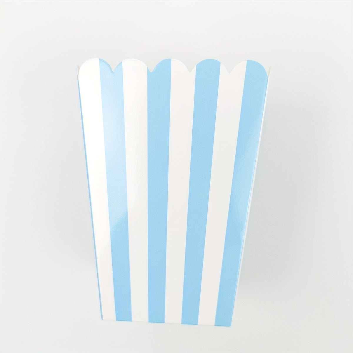 12 Pcs Striped Paper Popcorn Boxes Candy Box Picnic Snacks Boxes