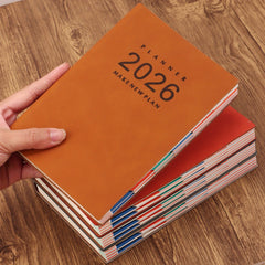2026 A5 Grand Standard Plan Calendar Planner PU Leather 100g Thick Paper Agenda