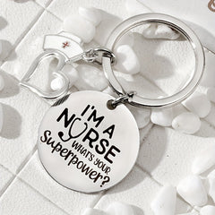 Stainless Steel Keychain Car Key Chain Pendant Men Women Key Hangers