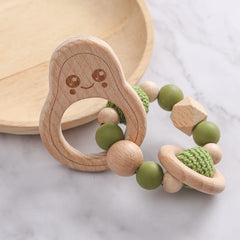 Avocado Crochet Teething Toy Teether for Baby